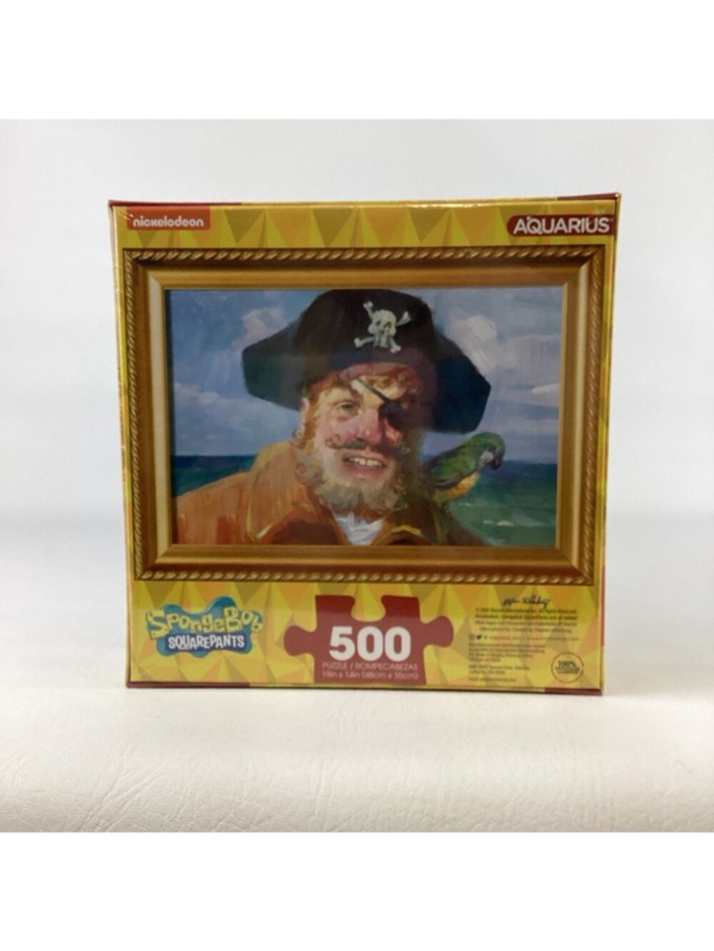 SpongeBob SquarePants Painty the Pirate 500 Piece Jigsaw Puzzle Aquarius Sealed - Picture 6 of 6